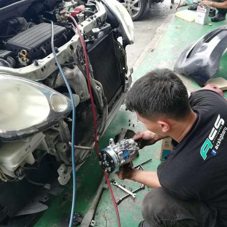 Compressor rosak bila tak jaga servis ACS Pakar Aircond Kereta Anda!